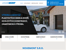Tablet Screenshot of nouemont.cz